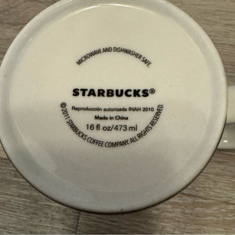 Starbucks 2011 Mexico Global City Icon Collectors Coffee Mug 16oz - Picture 3 of 6